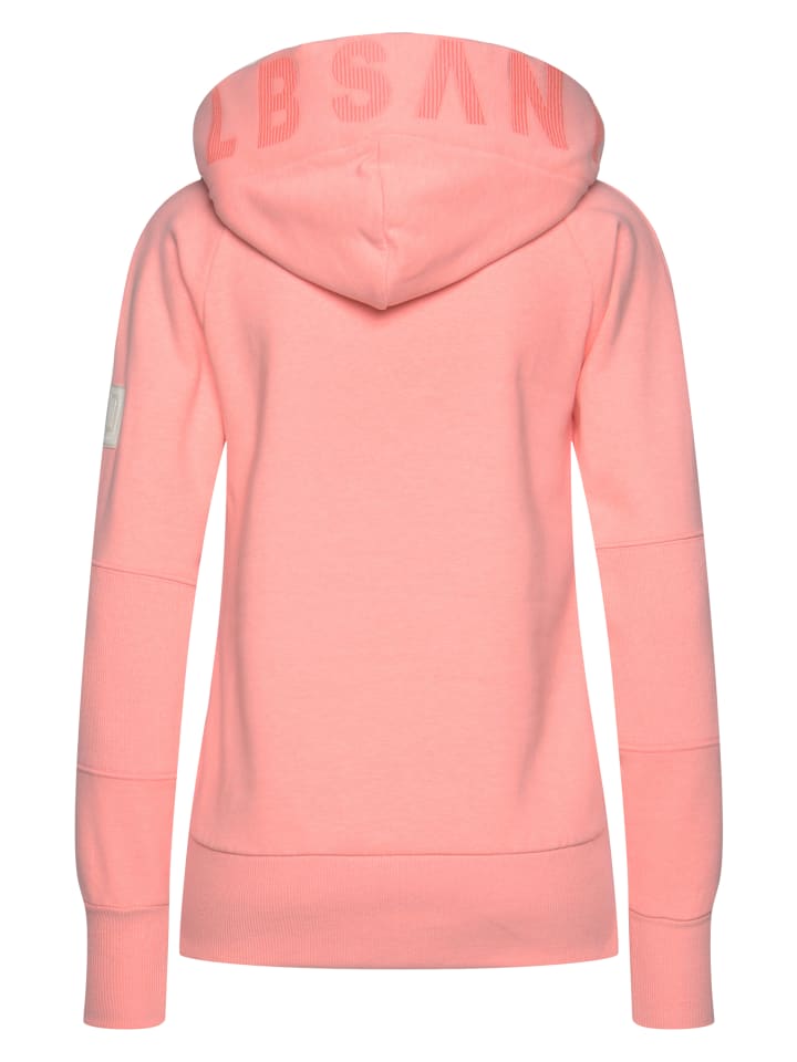 ELBSAND Kapuzensweatjacke in koralle meliert günstig kaufen