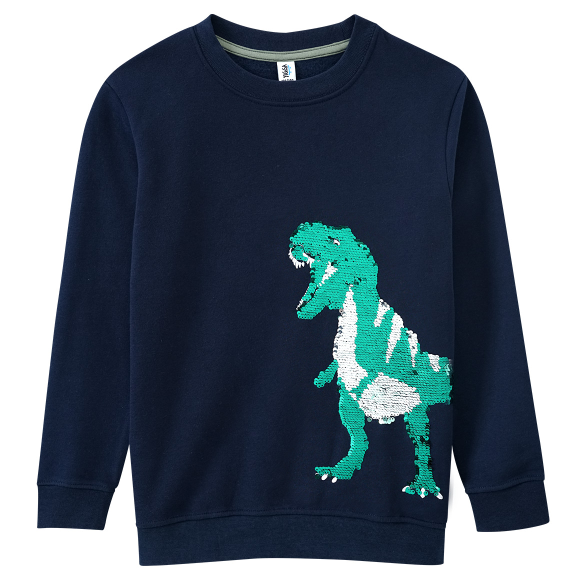 Jungen Sweatshirt mit Wendepailletten