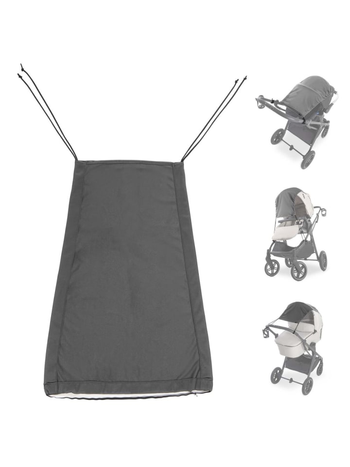 Hauck Universal Sonnensegel für Kinderwagen - Grey in grau günstig kaufen onesize
