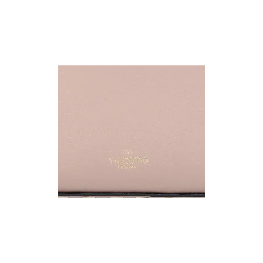 Valentino Garavani - Schultertasche ROCKSTUD Kalbsleder - beige