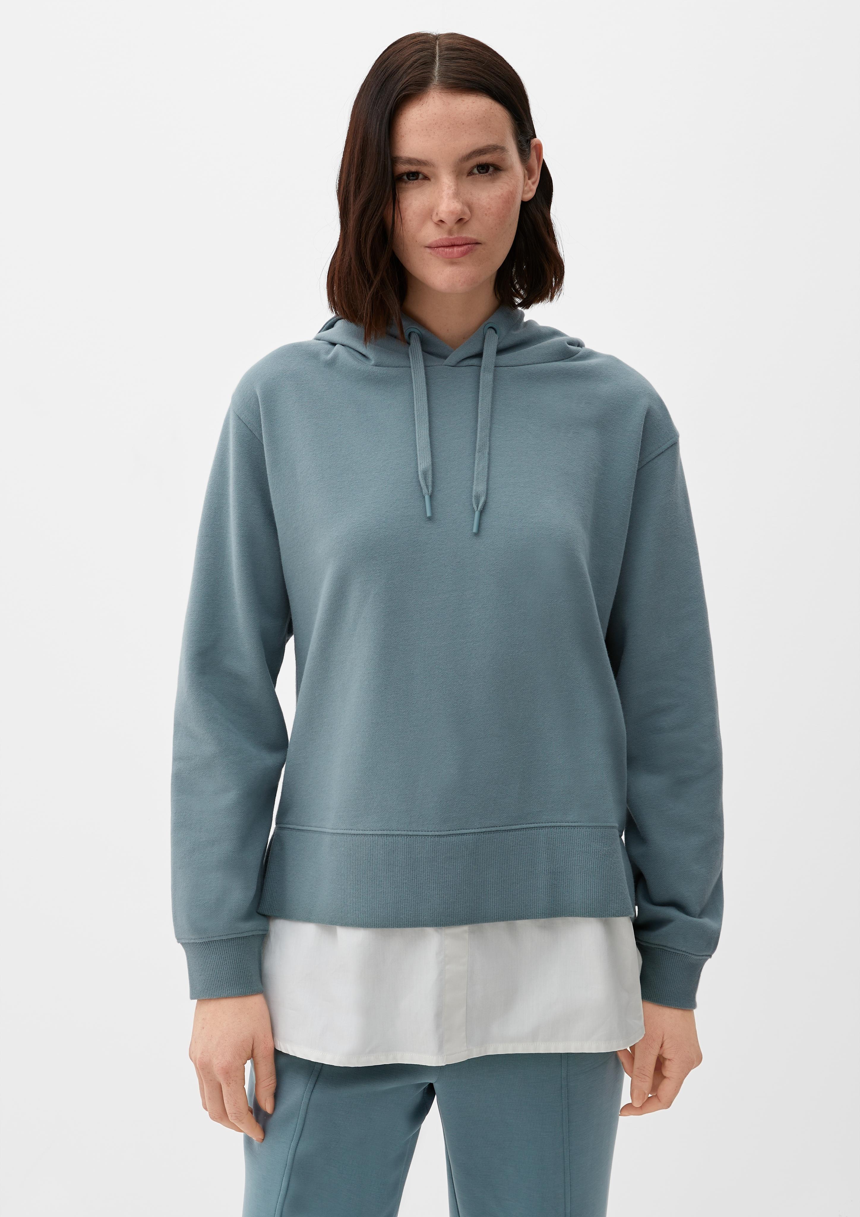 Sweatshirt in Layering-Optik  2129317-6352
