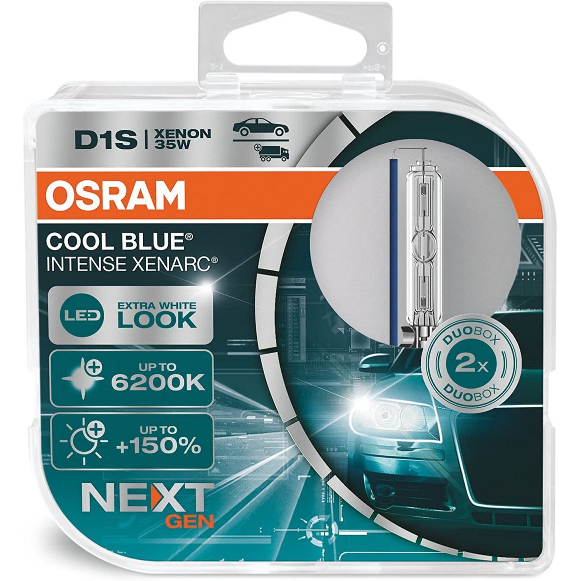 OSRAM Xenarc Cool Blue Intense D1S 12 V 35-W, 2 Stück - ATU