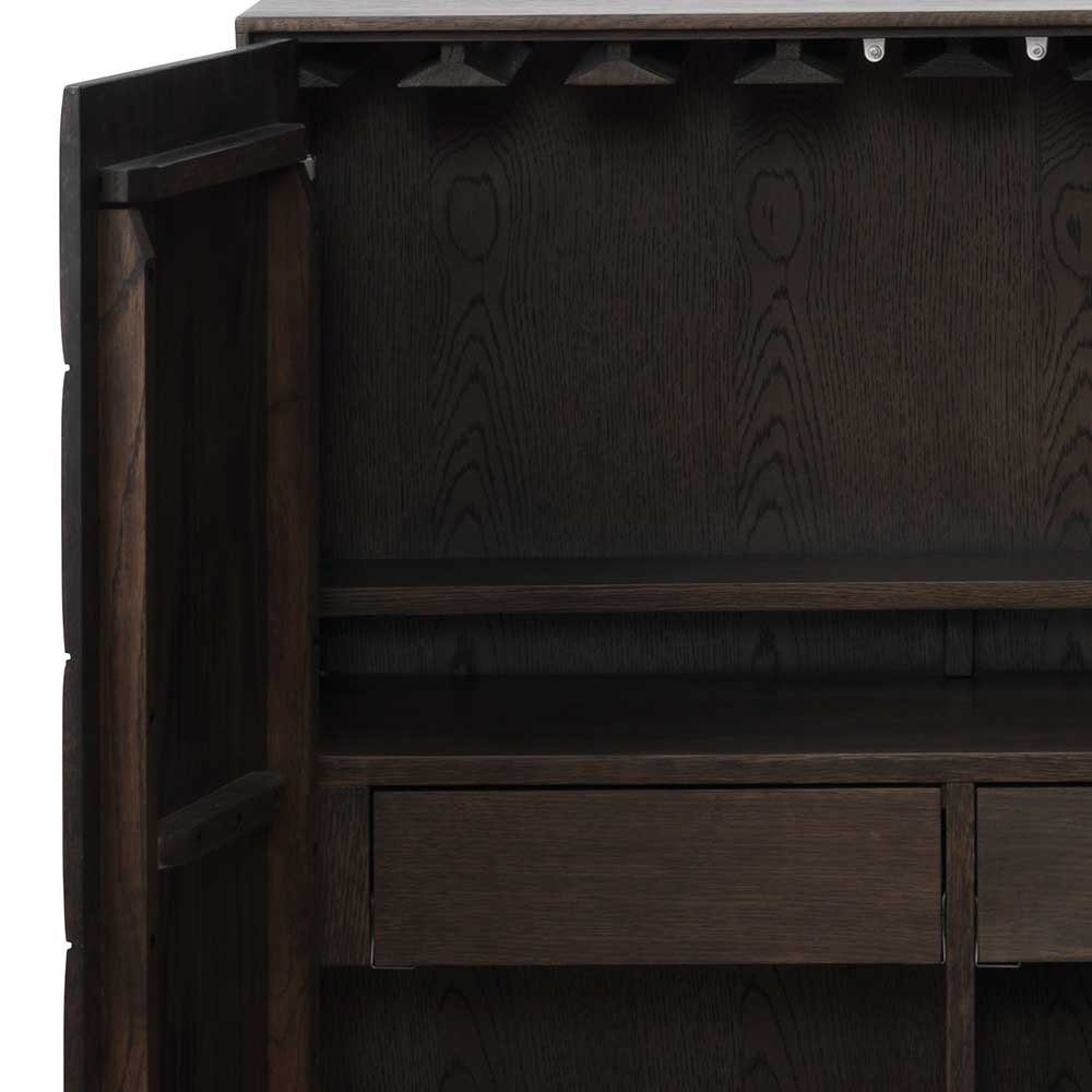 Pharao24 Barschrank Habiba aus Massivholz