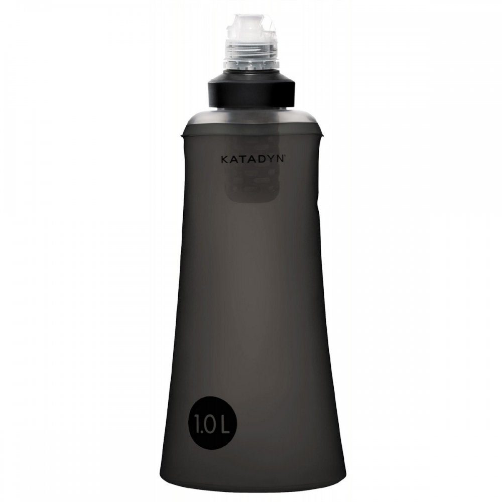 Katadyn Trinkflasche Wasserfilter, Tactical BeFree, 1 l, entfernt Bakterien, Zysten und Sedimente
