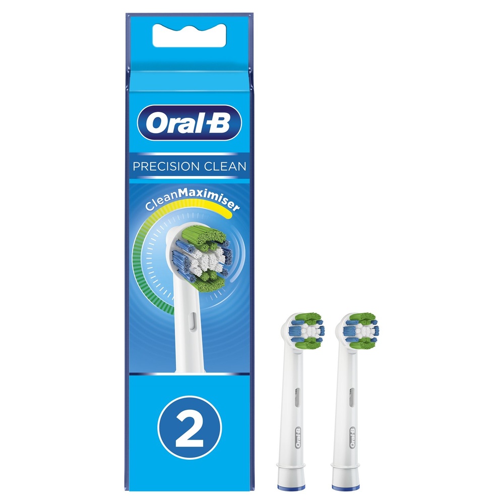 oral-b Oral-B Precision Clean Brossette Avec CleanMaximiser, 2 Brossettes De Rechange