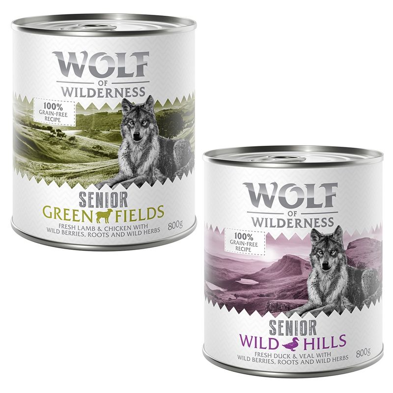 Sparpaket Wolf of Wilderness Senior 24 x 800 g