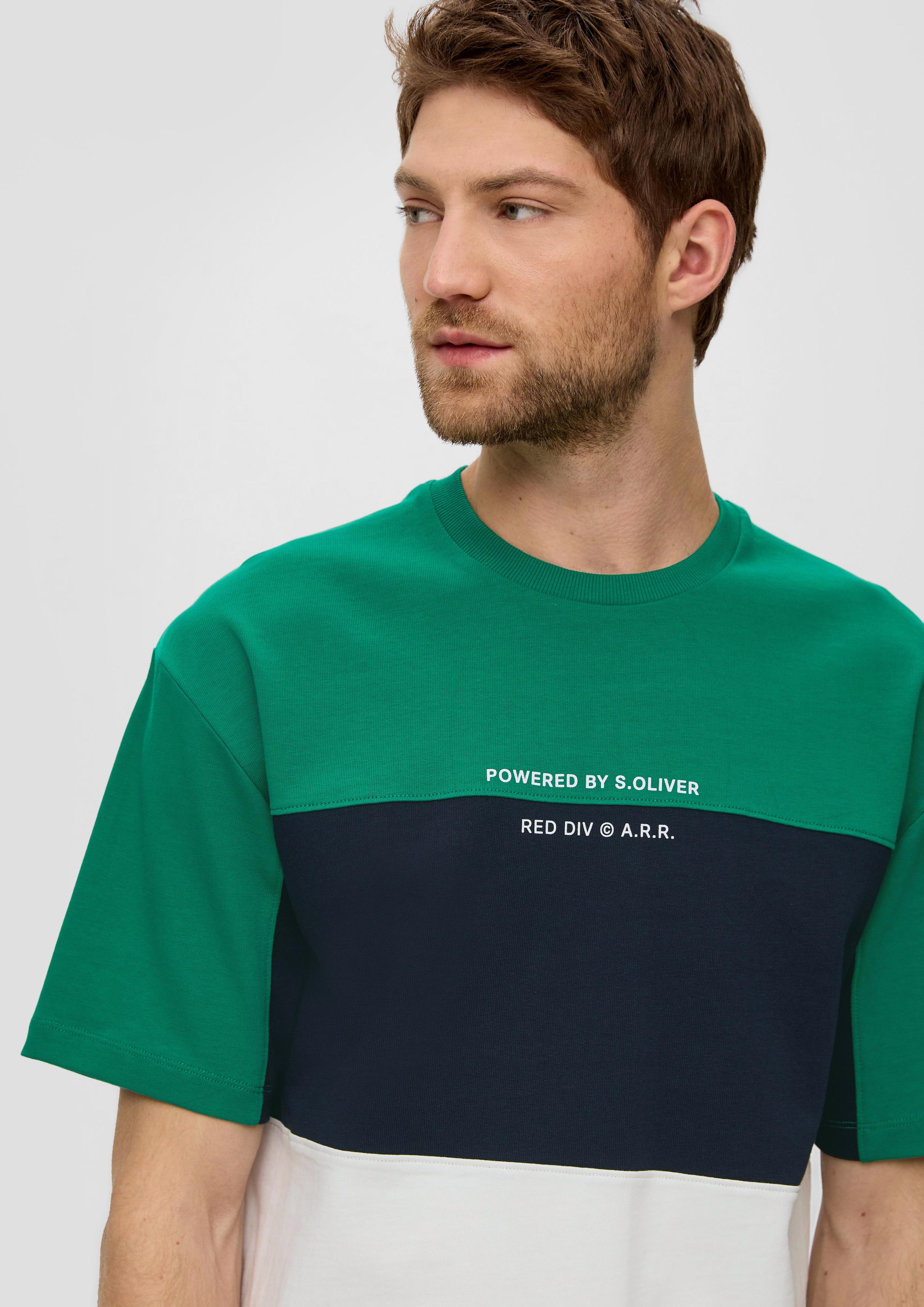 Baumwollshirt im Colour Blocking-Style  2141477-76G1