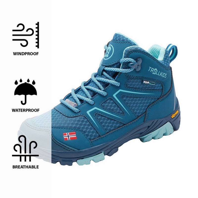 Trollkids SKARVAN Mid Wanderschuhe Kinder