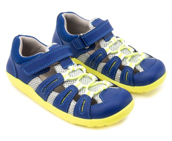 bobux step-up ~ Summit Sandale ~ Blueberry & Neon