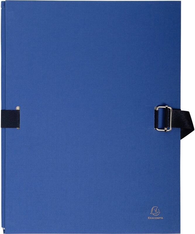 Exacompta Dokumentenmappe 223229E DIN A4 Dunkelblau Karton 24 x 32 cm 10 Stück