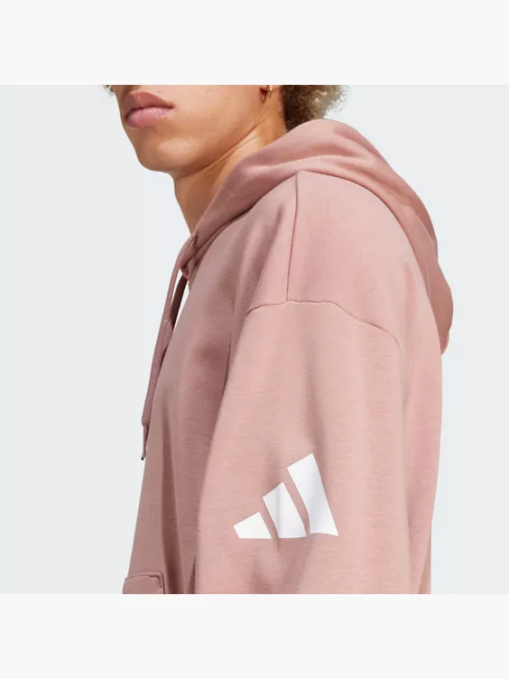 adidas Essentials Loose-Fit 3-Streifen Logo French Terry Hoodie