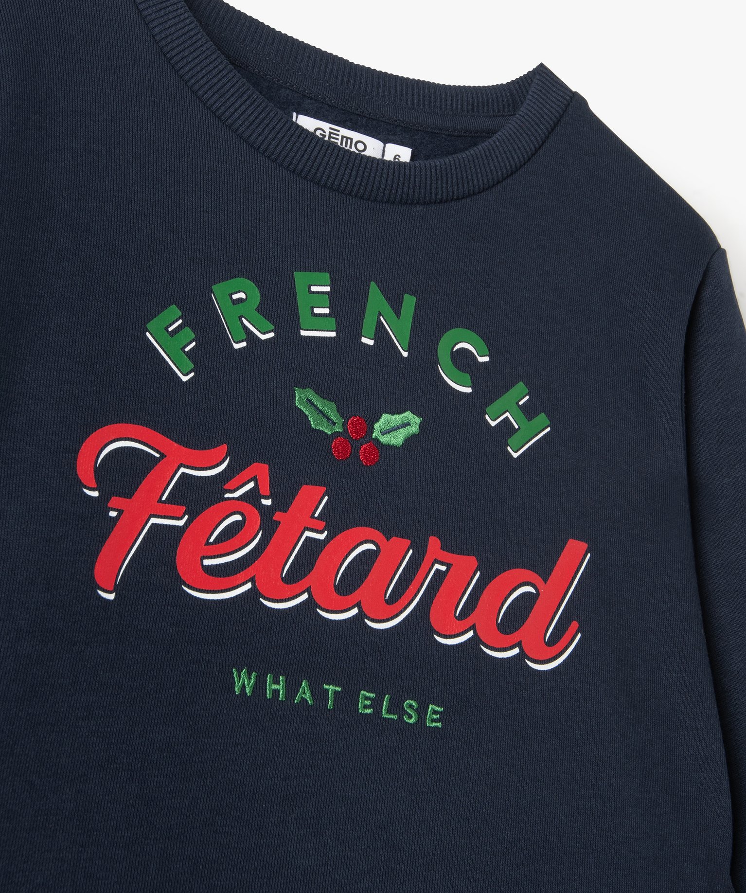 Sweat de Nol Garçon à message marine | GEMO