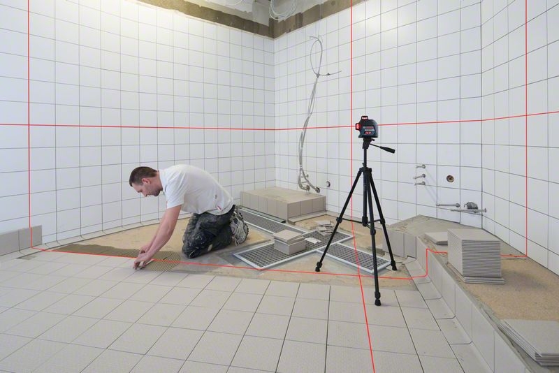 Bosch Blue 0601063S00 GLL3-80 Professioneller Kreuzlinienlaser im Koffer
