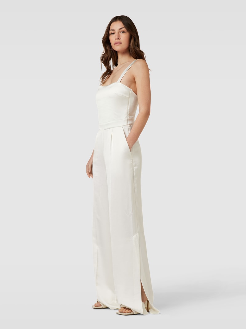 Jumpsuit mit Bügelfalten Modell 'Kagelinara' in offwhite