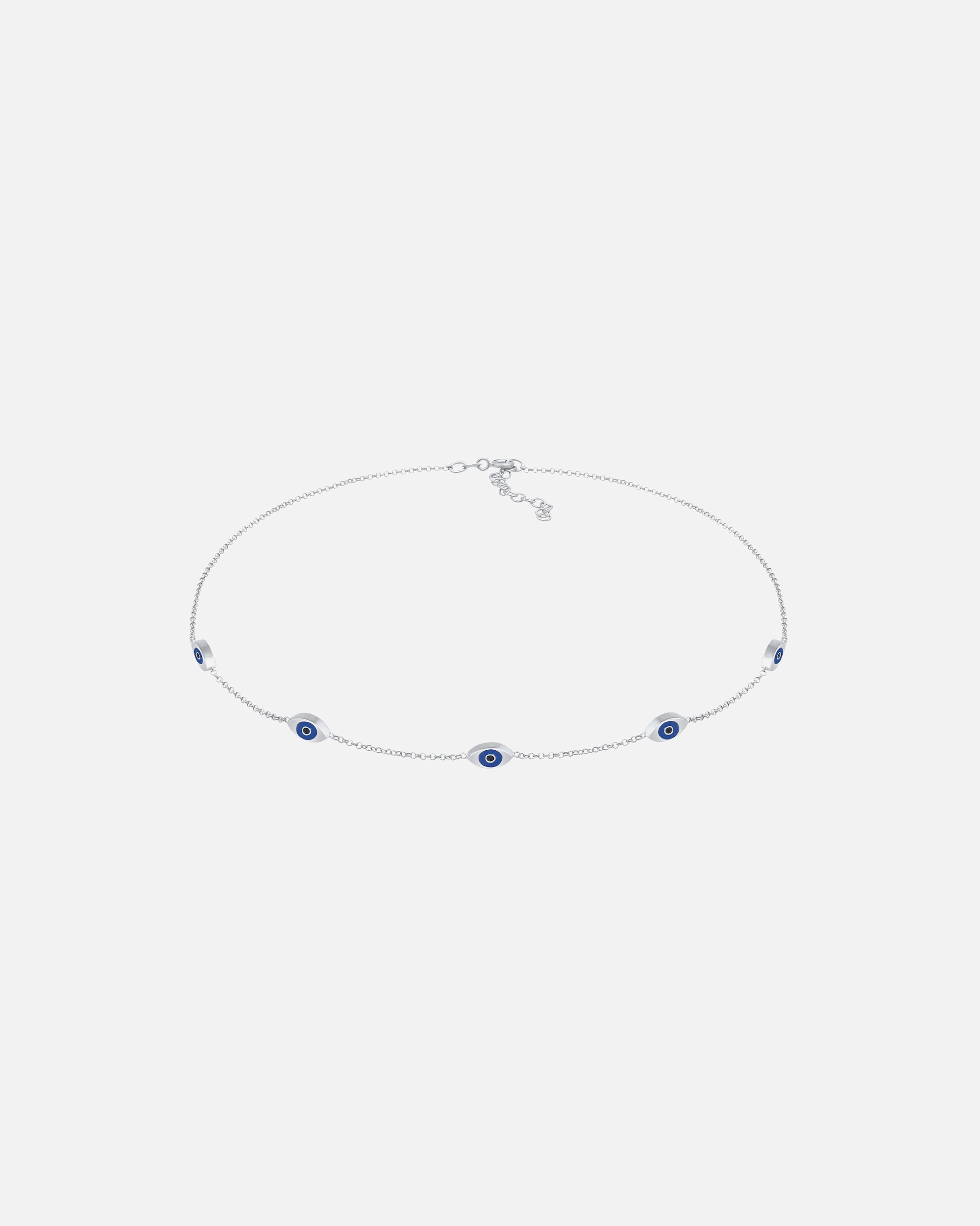 Naszyjnik-wisiorek Elli Women's Evil Eye Trend Blogger ze srebra próby 925 z emalią