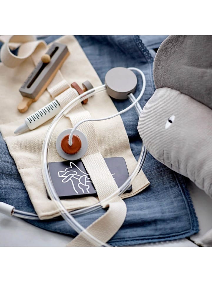 Bloomingville mini Wickeltuch Muslin in Blau günstig kaufen onesize
