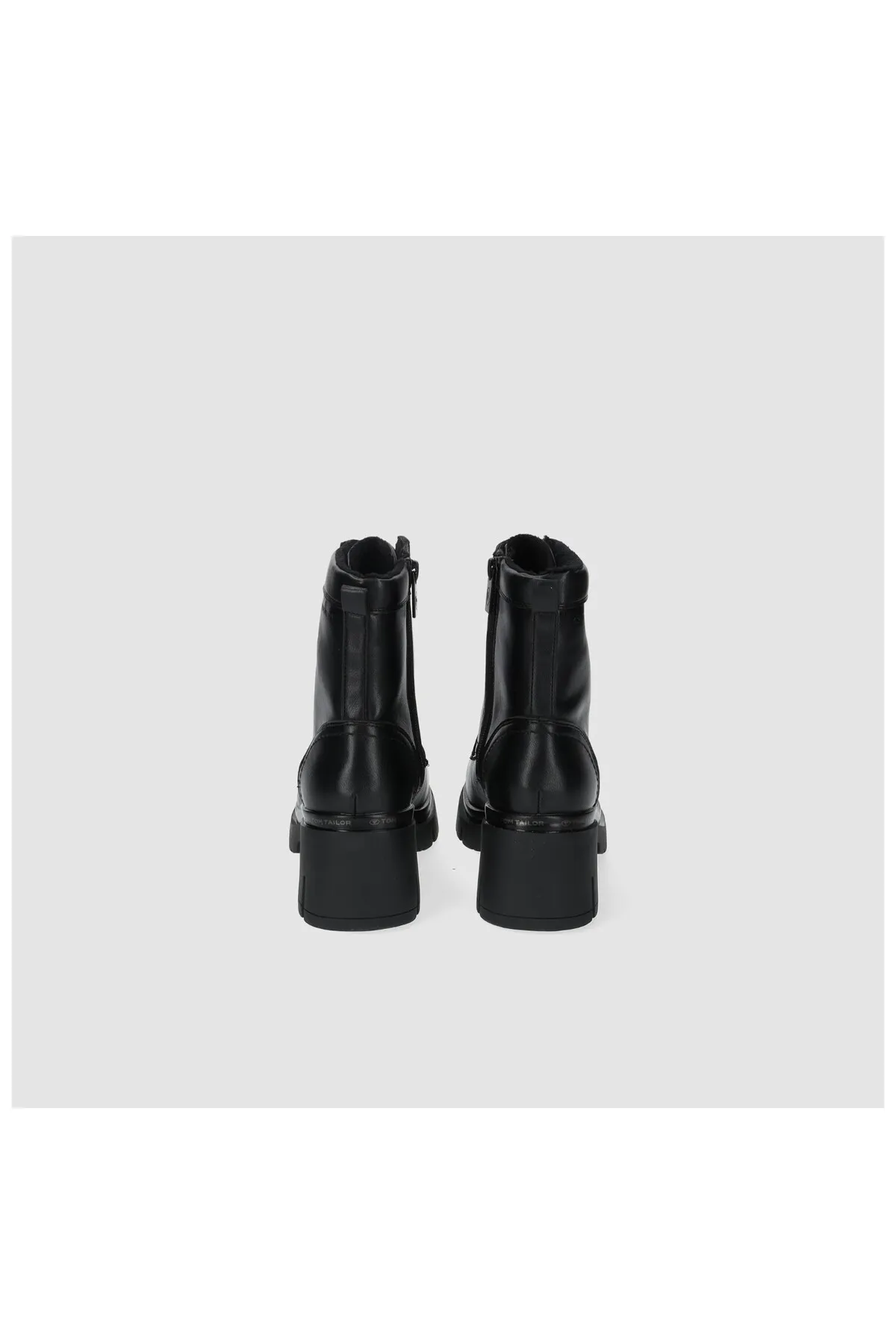 Tom Tailor  Stiefelette - Schwarz - Blockabsatz