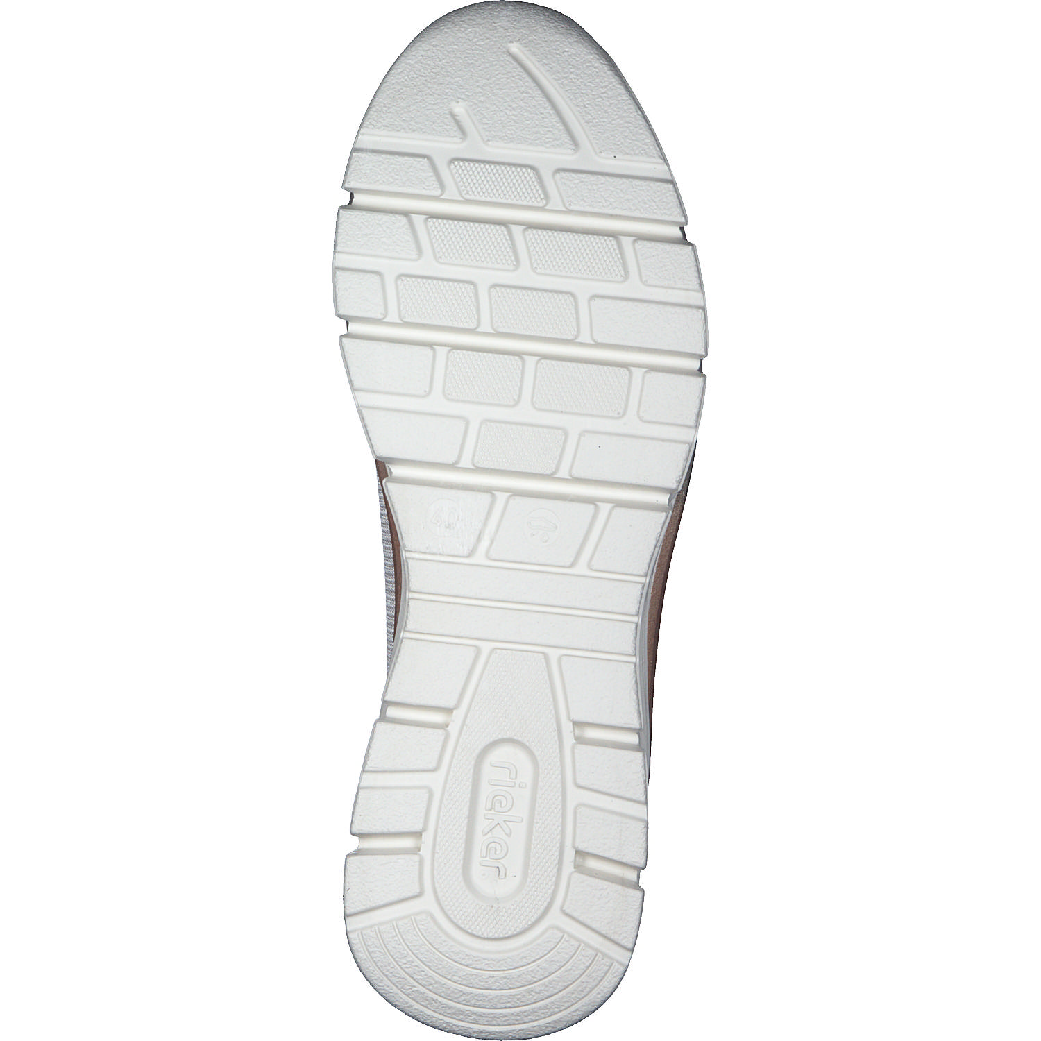 Rieker 48053, Slip-On-Sneaker, Damen, rose/kreide/kupfer/crema/perlr