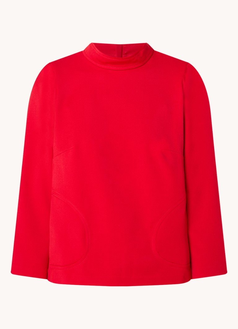 ba&sh Coon top with puff sleeves