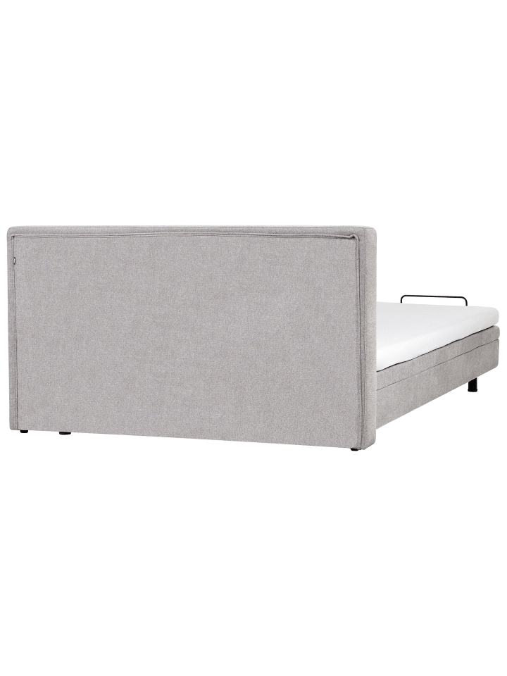Beliani Doppelbett DUKE in Grau/Schwarz - (W) 181 x (H) 102 x (L) 216 cm günstig kaufen onesize