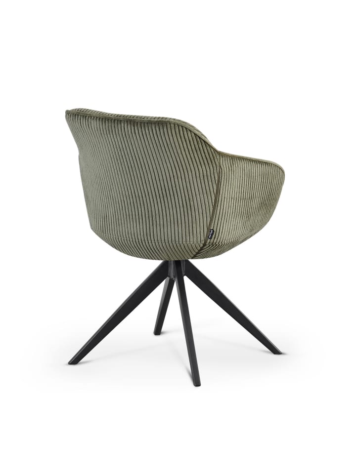 B&D Home Drehstuhl ARVIT in Grün - (B)58 x (H)81 x (T)61 cm günstig kaufen onesize