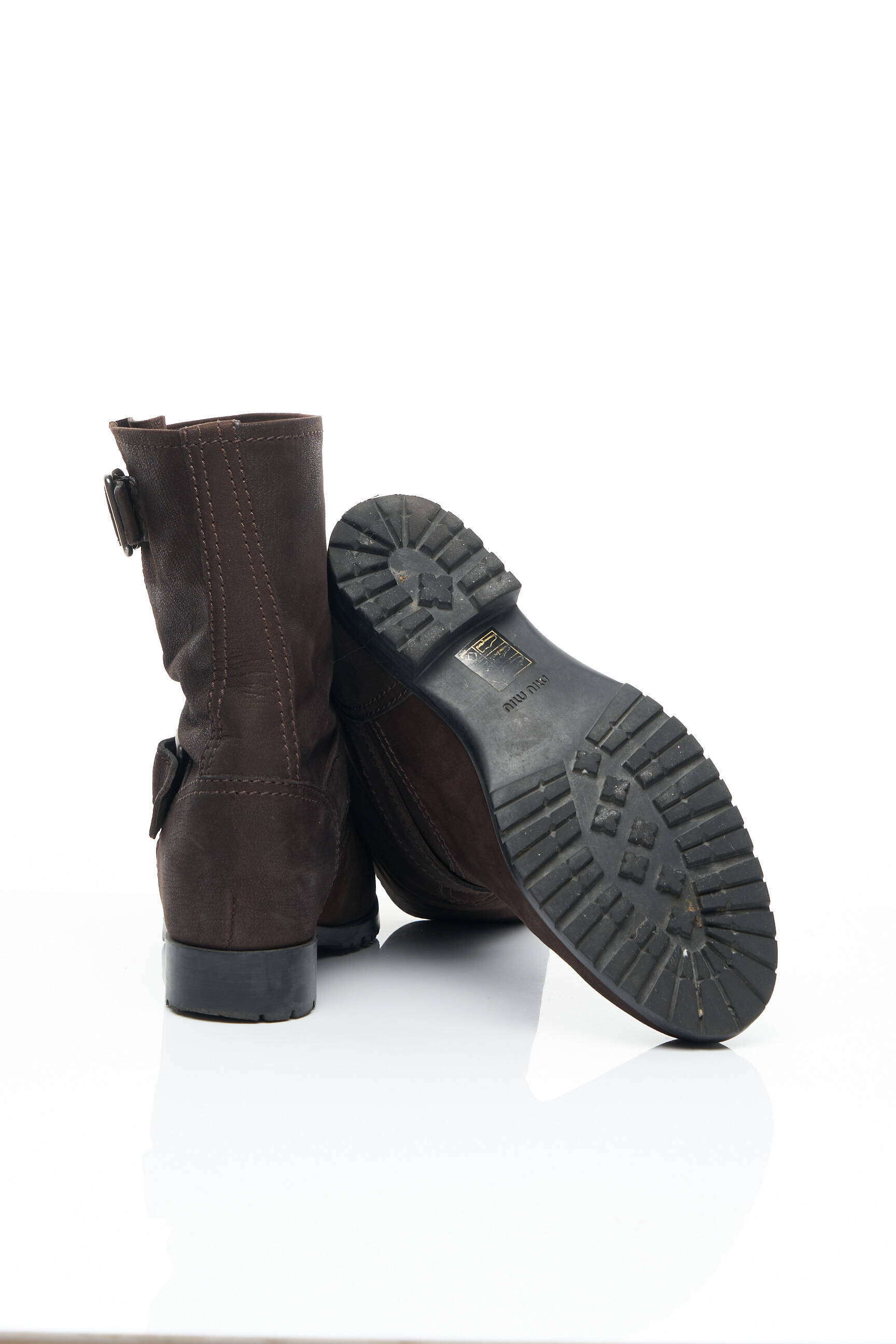 Miu Miu Bottines Femme couleur marron