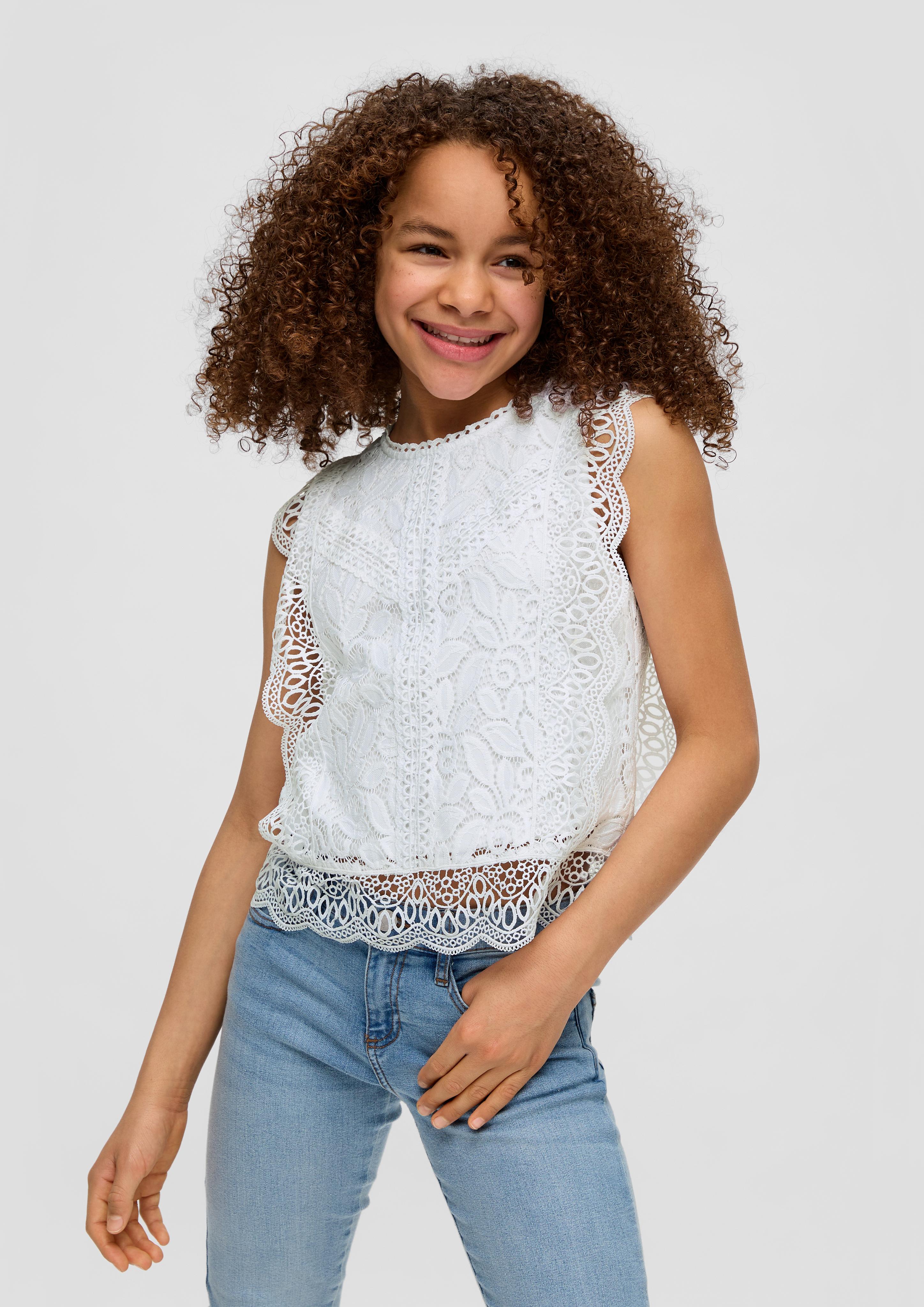 Bluse aus Lochspitze  2145656-0100