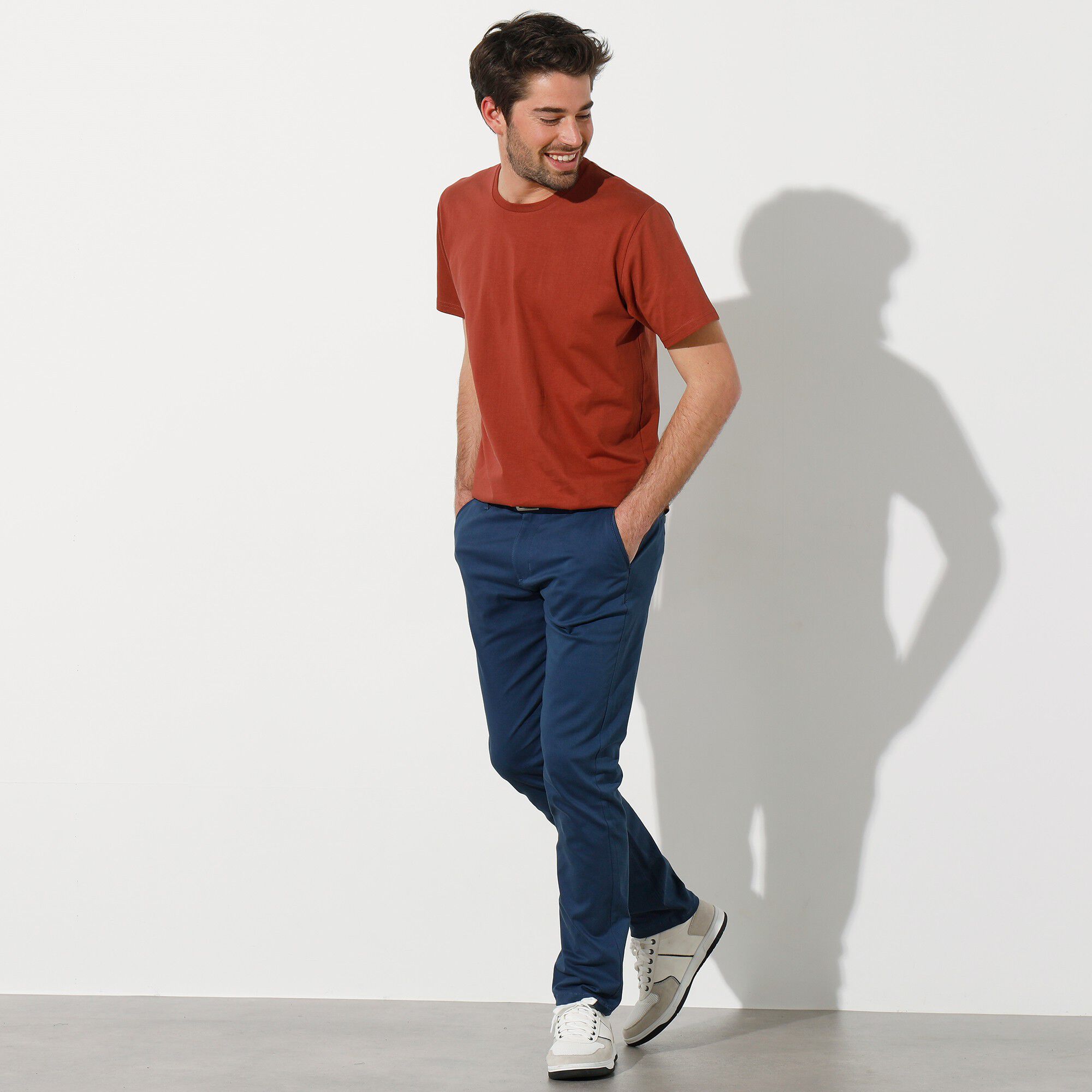 T-shirt col rond manches courtes