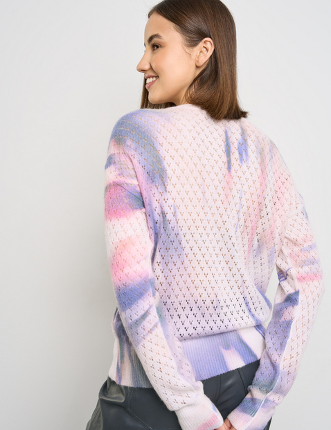 Pullover aus Pointelle-Strick