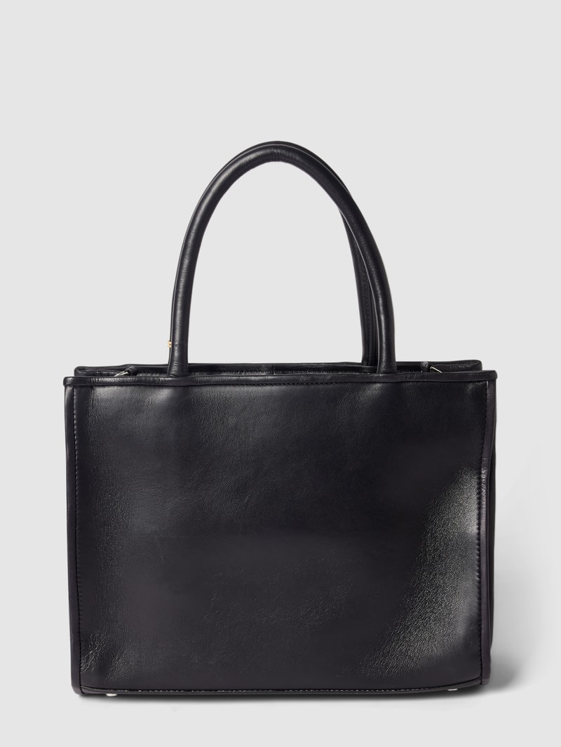 Tote Bag in Flecht-Optik Modell 'BOOKTOTE' in schwarz