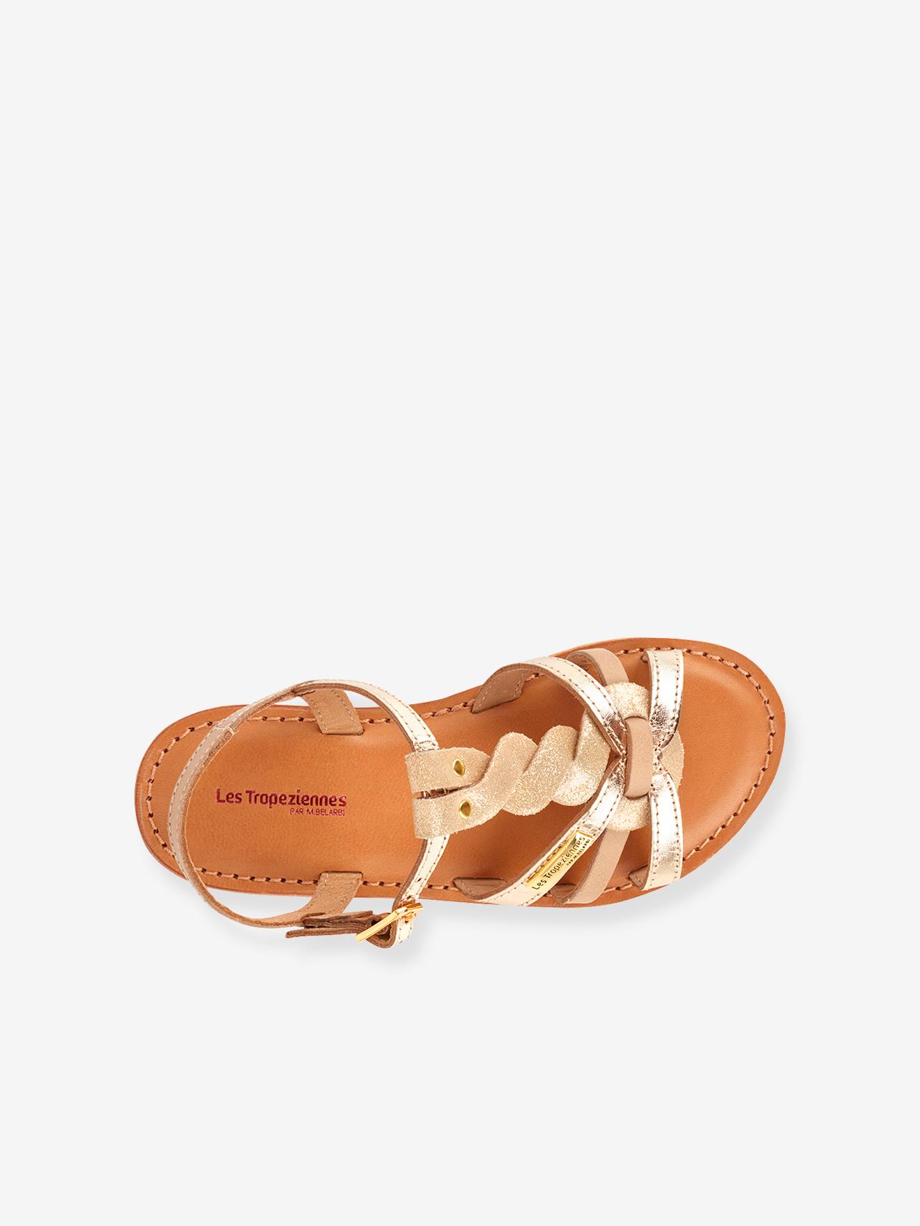 Sandales cuir enfant Badami LES TROPEZIENNES® PAR M. BELARBI beige