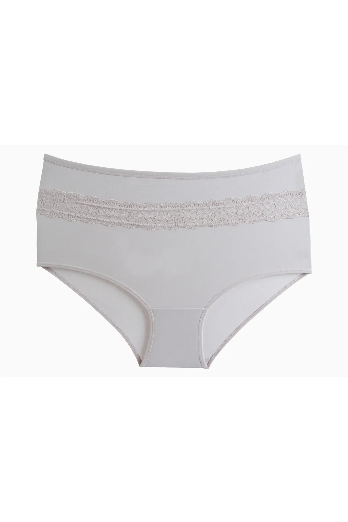 Nicoletta  Damenhöschen, große Größe, 5er-Pack, Baumwolle, Lycra, GRAU
