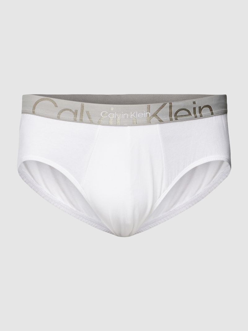 PLUS SIZE Slip mit mittelhohem Bund Modell 'HIP BRIEF' in weiß
