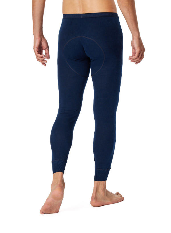 Schiesser, Lange Unterhose, Baumwolle, nachtblau