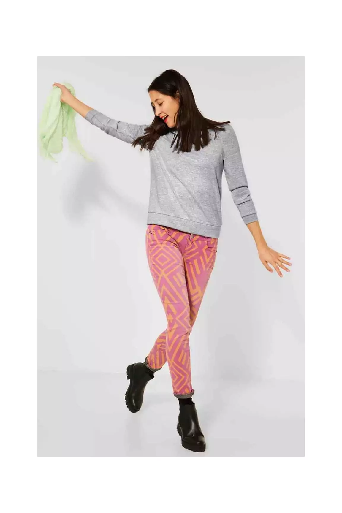 Street One Sweats Femme couleur gris