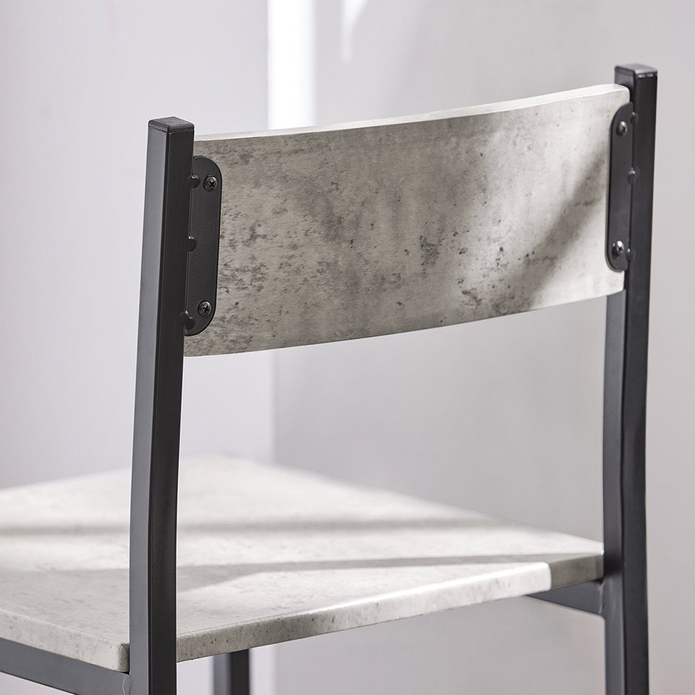 SoBuy Bartisch OGT03, Bartisch Set 3-teilig Esstisch Bistrotisch Balkonmöbel Bistromöbel