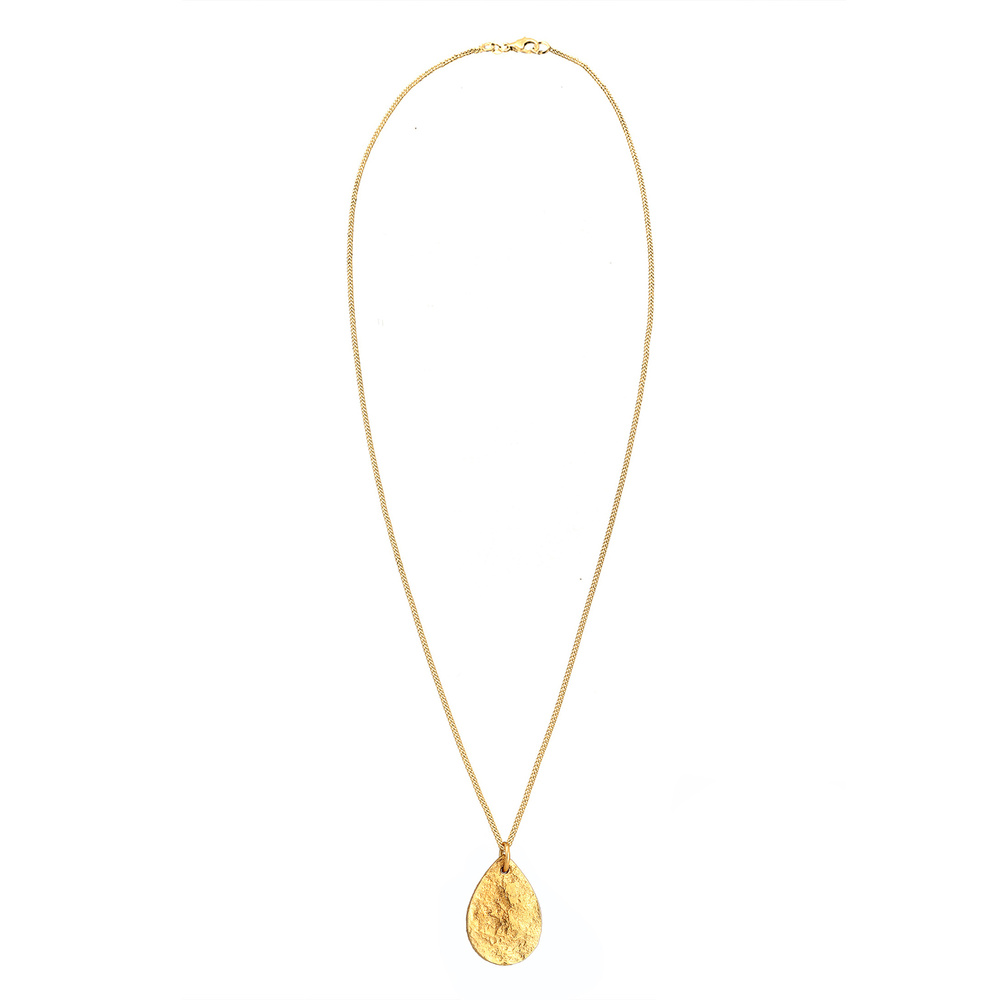 Elli Elli Collier Pendentif plaquette pour dames Vintage structuré en 925/1000 argent  Bijoux