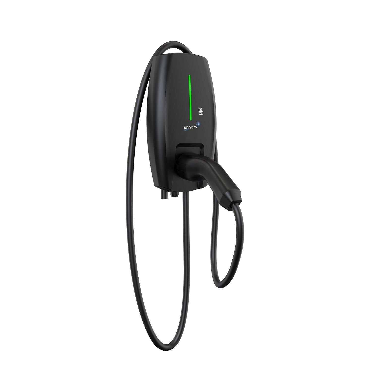 Univers Elektroauto-Ladestation U+ WB1-7-OCPP-LK7 Wallbox 7,2 kW Typ 2 WLAN Bluetooth, Dreiphasig, 7,2 kW, 7m Typ 2-Ladekabel, KfW förderfähig