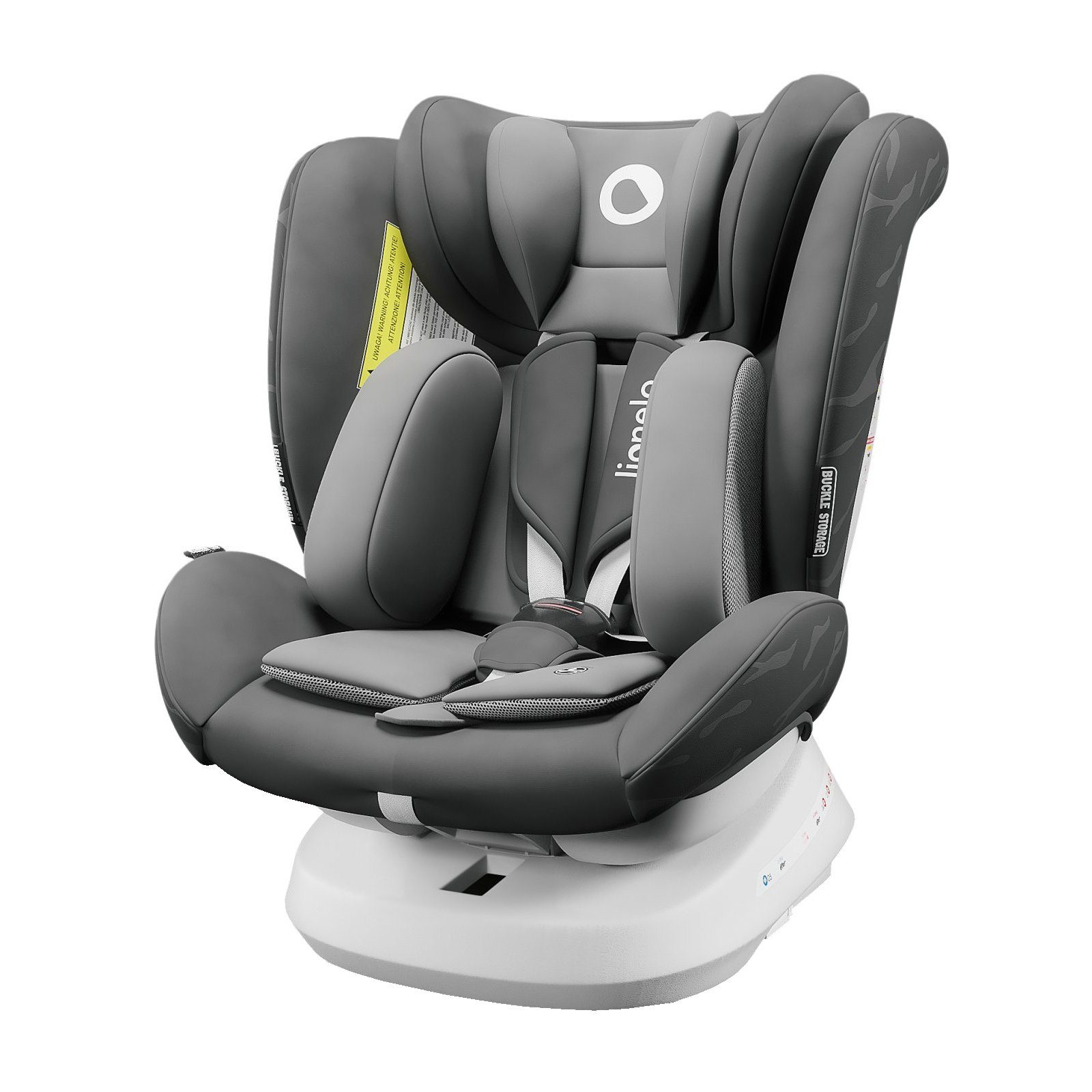 lionelo Autokindersitz Bastiaan-One, ab: ab Geburt, bis: 12 Jahre, ab: 1,00 kg, bis: 36,00 kg, (Set), ISOFIX+TOP TETHER TUV 360 °RWF 0-12 Jahre