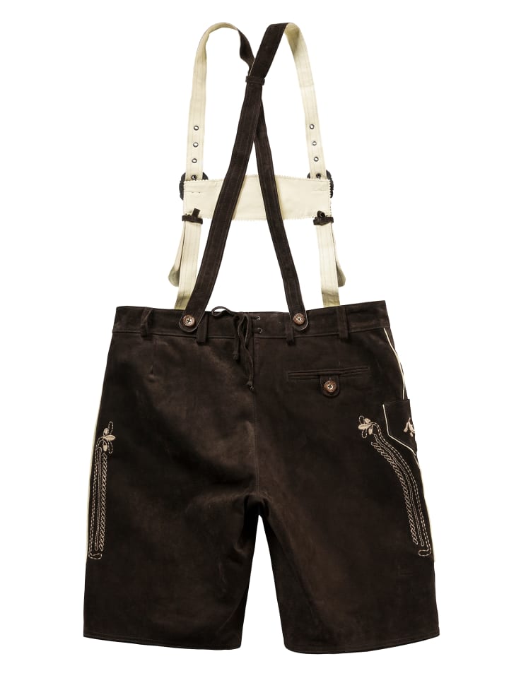 JP1880 Lederhose in mahagonibraun günstig kaufen