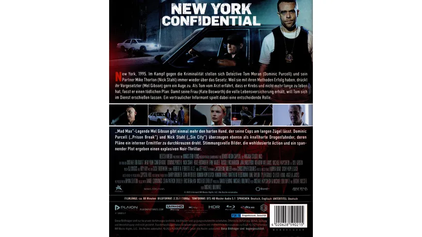 New York Confidential  (4K Ultra HD) (+Blu-ray)