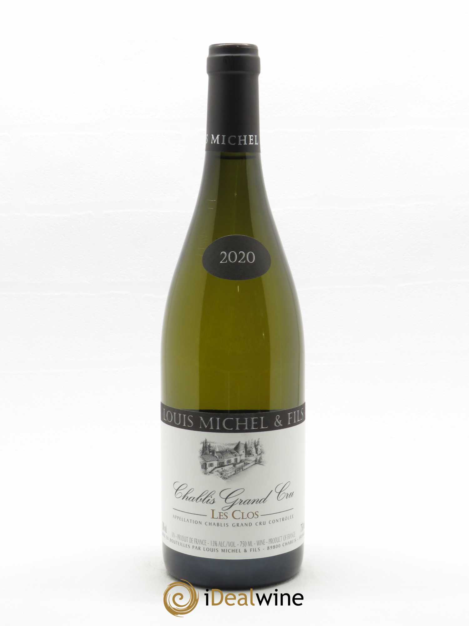 Chablis Grand Cru Les Clos Louis Michel et Fils  2020 - Lot de 1 Bouteille