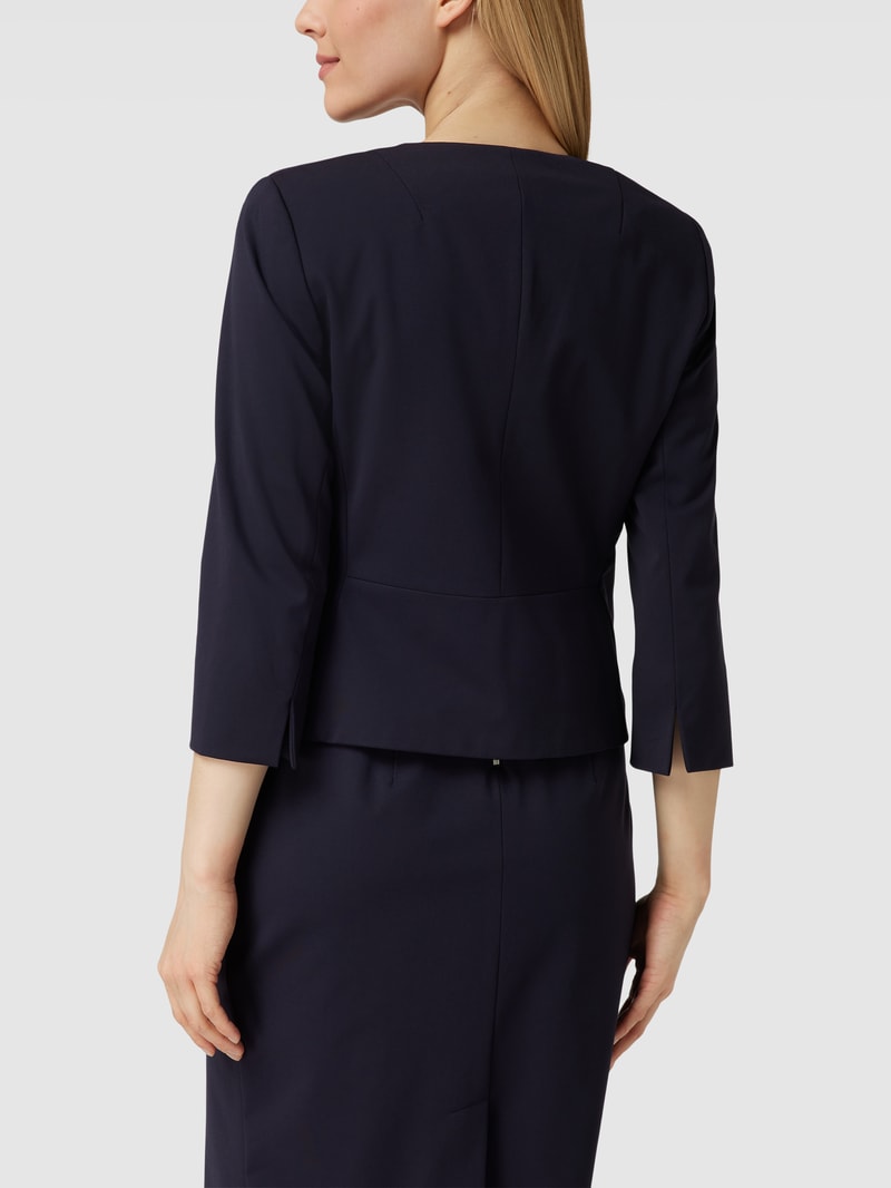 Blazer mit Hakenverschluss in marineblau
