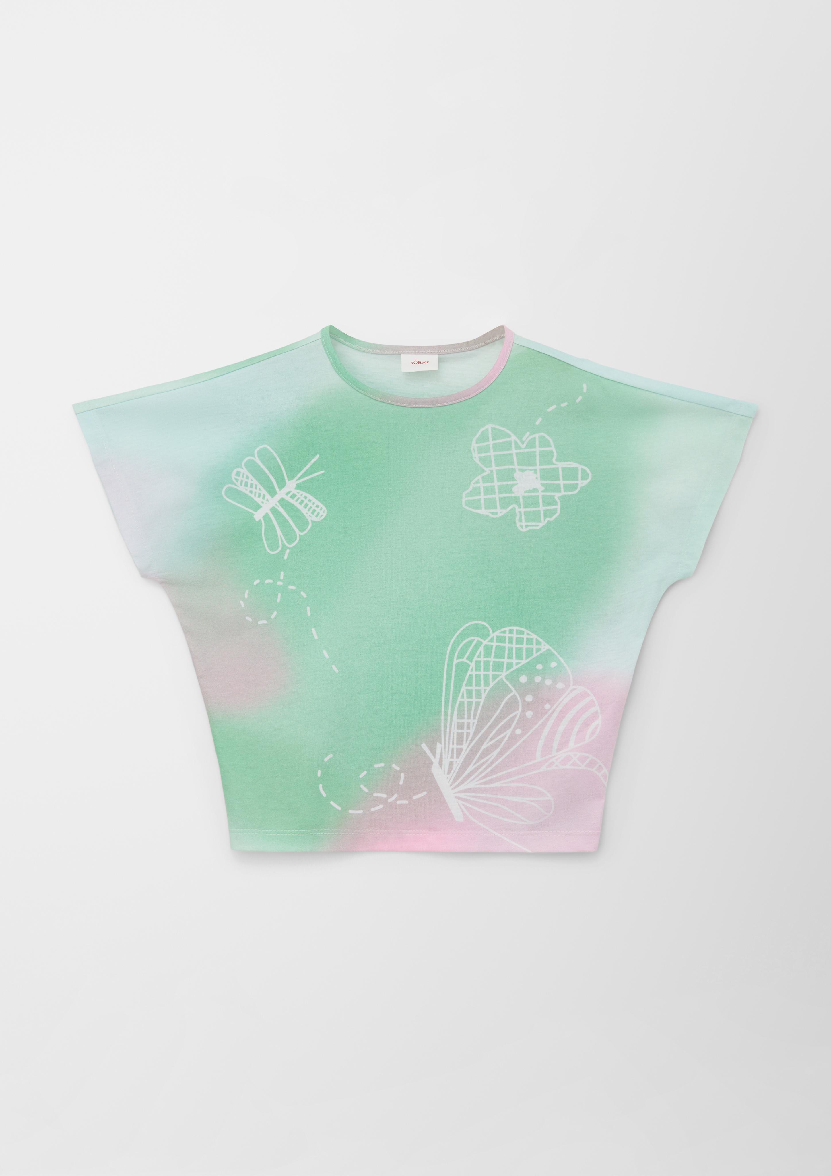 Poncho mit Allover-Print  2130414-75D0
