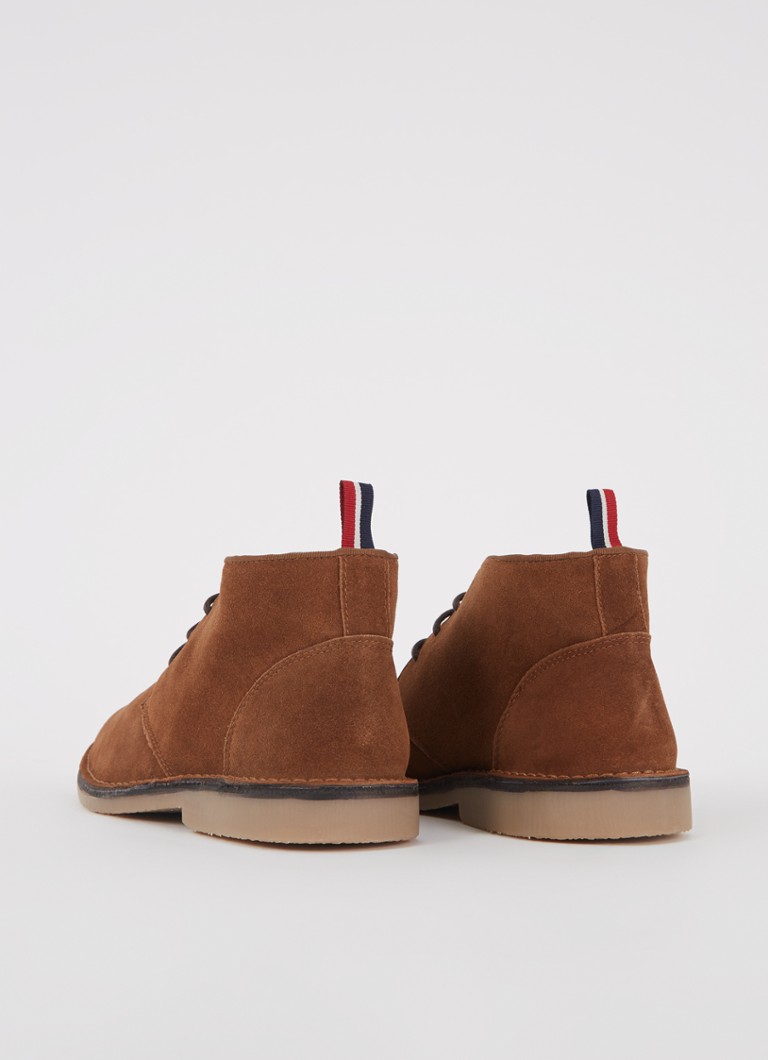 Scarpa stringata in camoscio color sabbia di London Creed