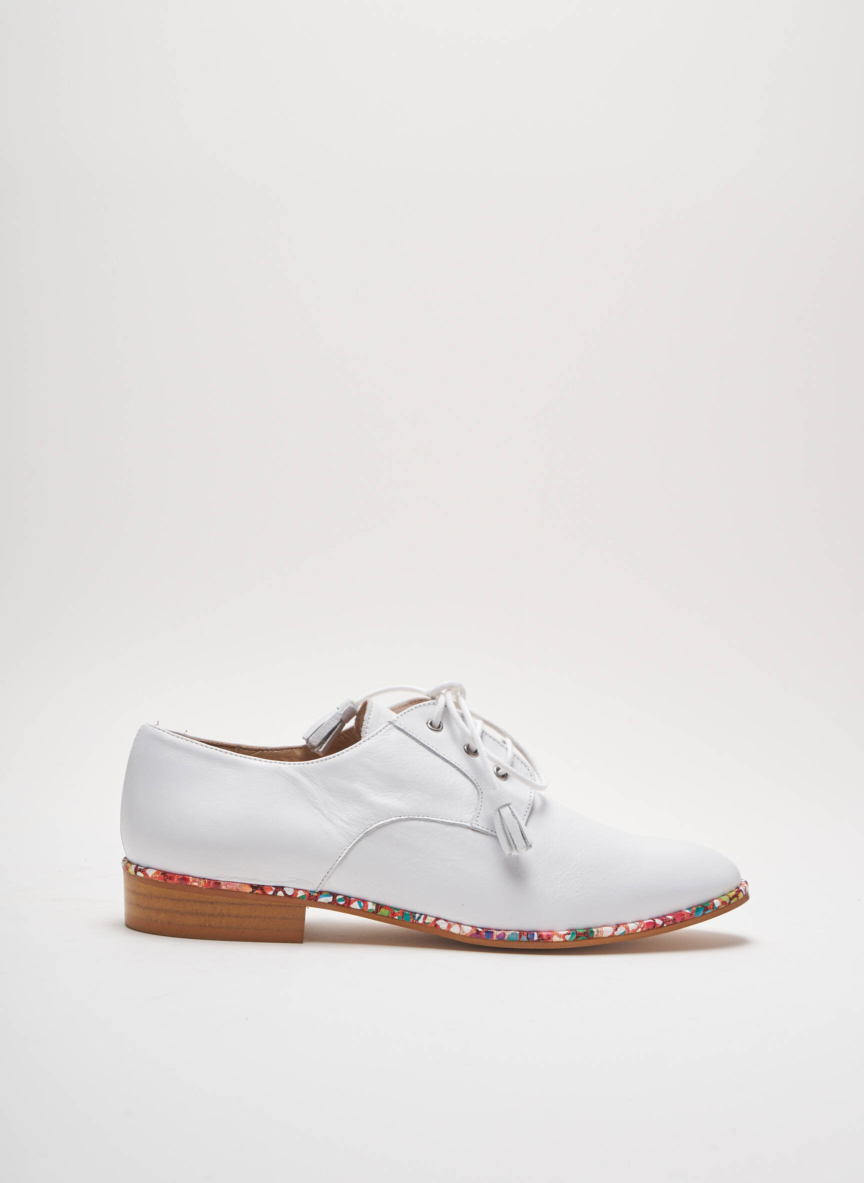 He Spring Derby Femme couleur blanc