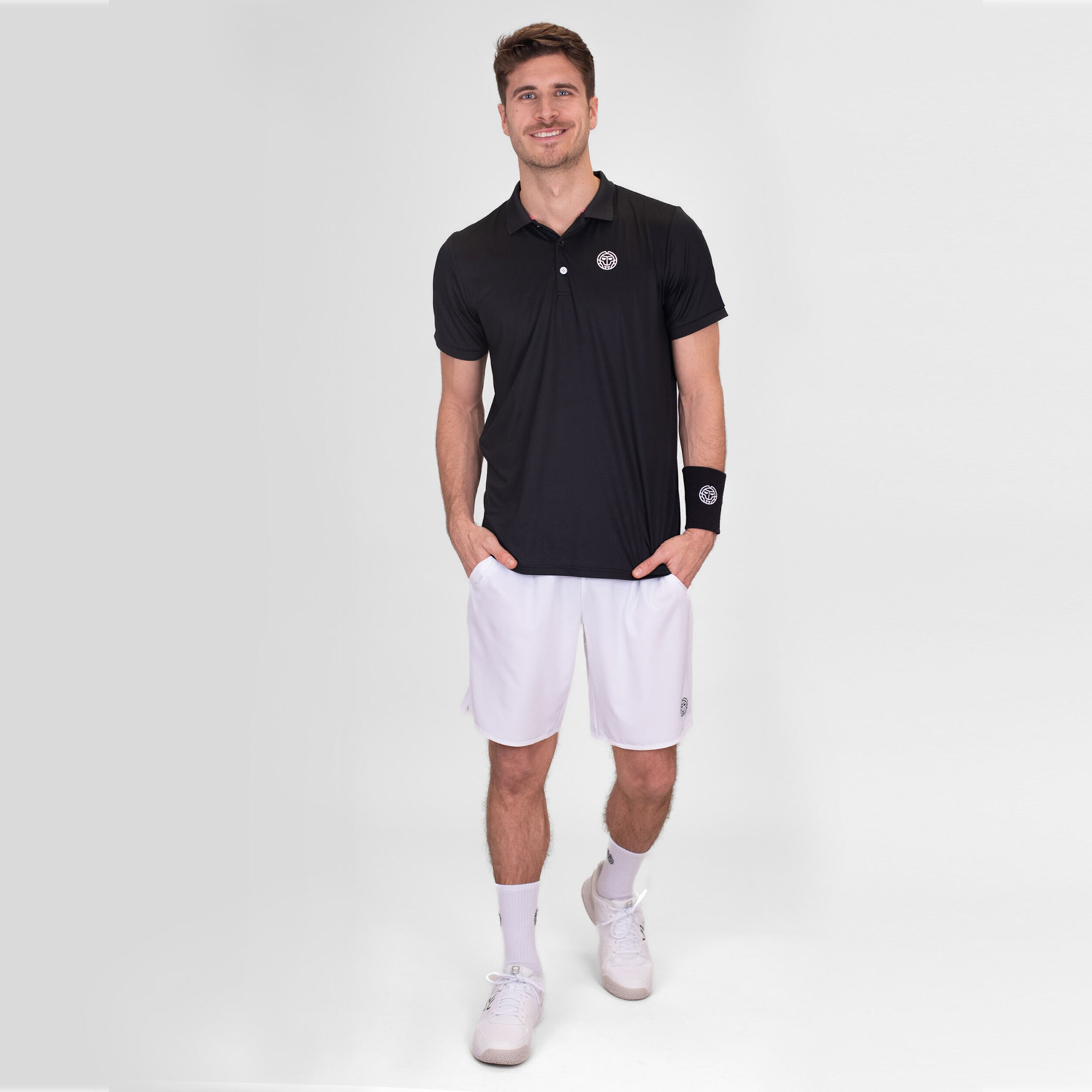 Crew Polo Herren - Schwarz