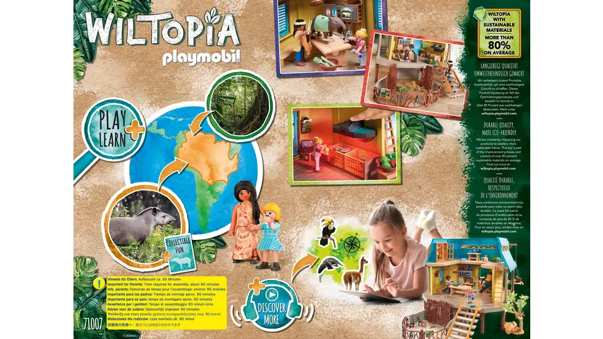 PLAYMOBIL 71007 -  WILTOPIA Tierpflegestation