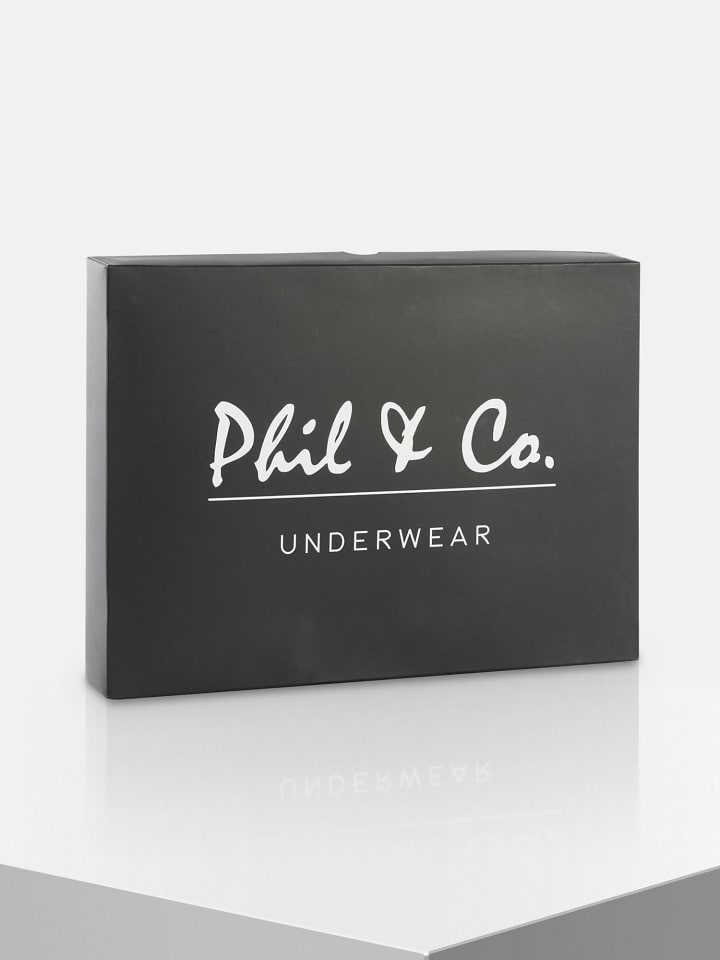 Phil & Co. Berlin  Boxer Retropants in schwarz1 günstig kaufen