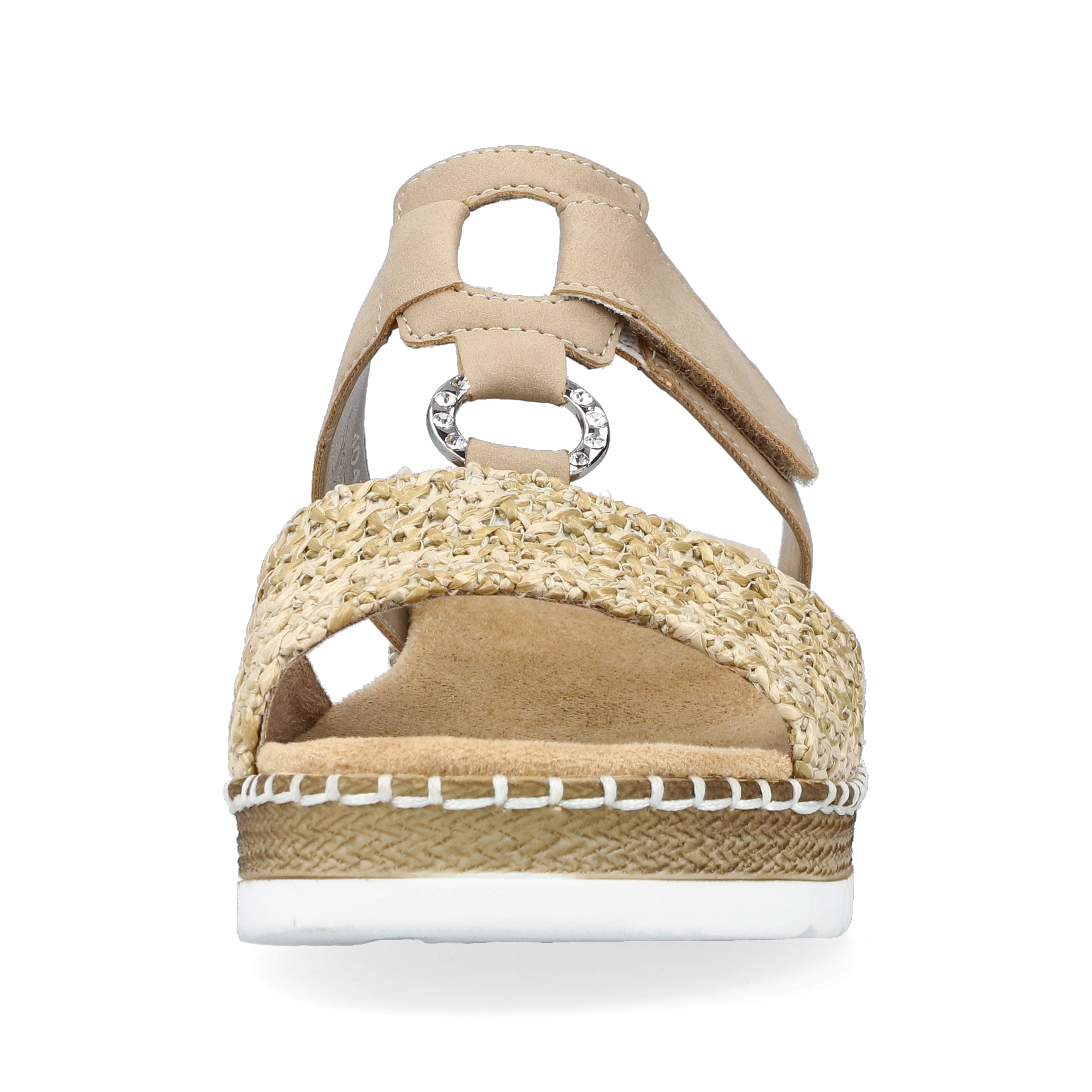 Rieker Damen Pantoletten sandbeige
